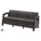 Софа садова пластикова Keter Corfu love seat max, сіра