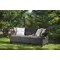 Софа садова пластикова Keter Corfu love seat max, сіра