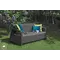 Софа садова пластикова Keter Corfu love seat max, сіра