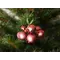 Ялинкові скляні кульки-грони "House of Seasons", бордо Ø 2 см