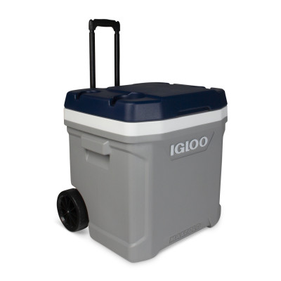 Ізотермічний контейнер на колесах MAXCOLD LATITUDE 62 ROLLER, 56 л, сірий з синім