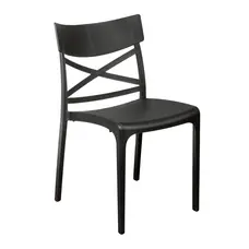 Стілець садовий пластиковий BICA Croix, графіт