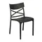 Стілець садовий пластиковий BICA Croix, графіт