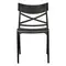 Стілець садовий пластиковий BICA Croix, графіт