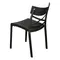 Стілець садовий пластиковий BICA Croix, графіт