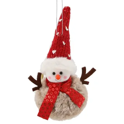 Прикраса-підвіска Chomik Сніговик 10х12 см