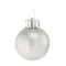 Ялинкові скляні кульки Chomik компл. 11шт, Ø 3 см, колір мікс срібний, білий