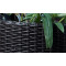 Горщик для квітів Keter 39 л. Cylinder Planter Large, сірий
