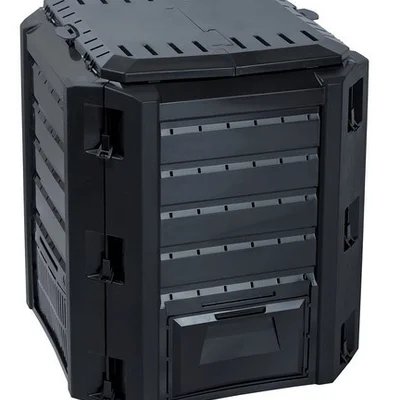 Компостер садовий PROSPERPLAST COMPOGREEN 380 л, чорний