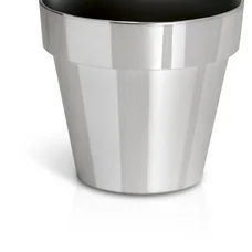 Горщик для рослин Prosperplast Cube сріблясто-хромований, 1,2 л