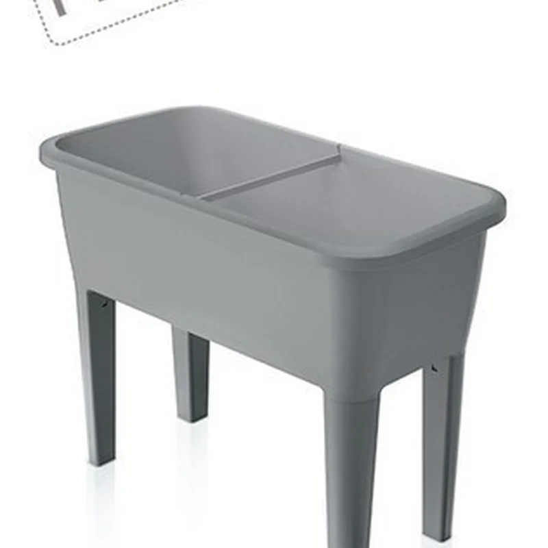 Горщик для рослин PROSPERPLAST RESPANA PLANTER HIGH - сірий, 52 л