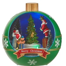 Декоративна прикраса "Куля Новорічна" 18,5*17 см, Luville Collectables, зелений