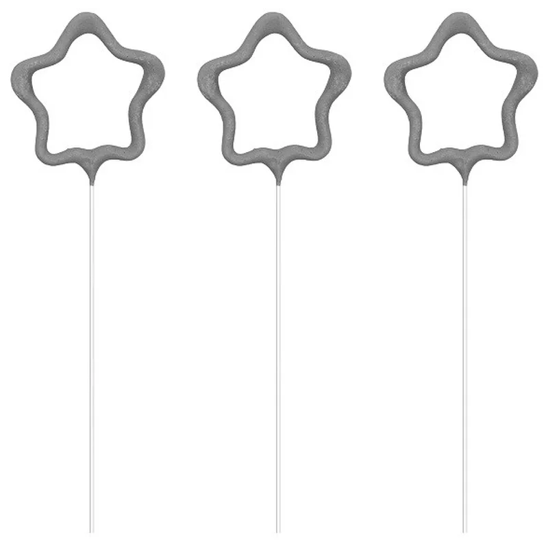 Вогні бенгальські, фігурні, Зірки, 3 шт компл., 11 см