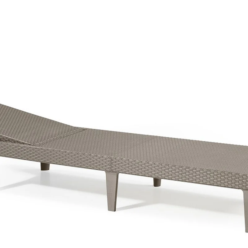 Шезлонг пластиковий Keter Jaipur Sun lounger, капучіно
