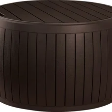 Садовий ящик - стіл KETER CIRCA WOOD 140 л, коричневий