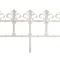 Садова огорожа Prosperplast GARDEN, фігурна, біла, 3,7 м