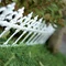 Садова огорожа Prosperplast GARDEN, фігурна, біла, 3,7 м