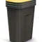 Баки для сортування сміття Keden COMPACTA Q Plus, комплект 3x35 л, чорний, кришка синя, зелена, жовта