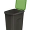 Баки для сортування сміття Keden COMPACTA Q Plus, комплект 3x35 л, чорний, кришка синя, зелена, жовта