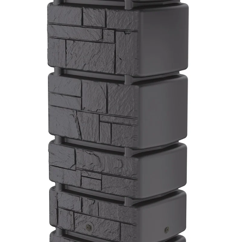 Ємність для збору дощової води Prosperplast Tower Stone, антрацит, 350 л