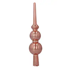 Верхівка на ялинку Chomik 20 см, пластик, рожево-пудрова