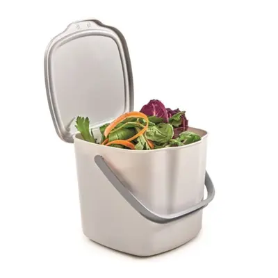 Контейнер для сміття з кришкою та ручкою Snips Kitchen Compost Bin, 3 л, білий