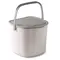 Контейнер для сміття з кришкою та ручкою Snips Kitchen Compost Bin, 3 л, білий