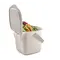 Контейнер для сміття з кришкою та ручкою Snips Kitchen Compost Bin, 3 л, білий