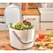 Контейнер для сміття з кришкою та ручкою Snips Kitchen Compost Bin, 3 л, білий