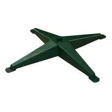 Підставка для ялинки Chomik 51х51 см, пластик, хрестоподібна, зелена