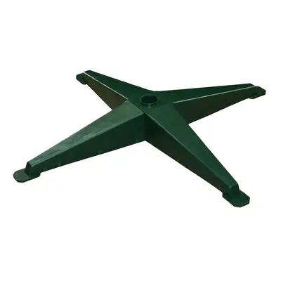 Підставка для ялинки Chomik 51х51 см, пластик, хрестоподібна, зелена