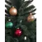 Ялинкові кульки Christmas House, комплект 6 шт, золотисті, зелені, червоні