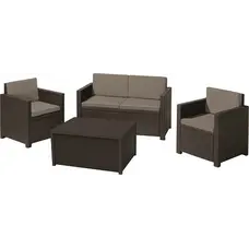 Комплект садових меблів Keter Monaco set, коричневий