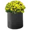 Горщик для квітів Keter Cylinder Planter Medium, 18 л, сірий