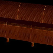 Софа садова пластикова Keter Bahamas love seat max, графіт - прохолодний сірий