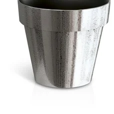 Горщик для рослин Prosperplast Cube хромований, 1,2 л