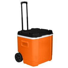 Ізотермічний контейнер на колесах IGLOO TRANSFORMER ROLLER 60 л, помаранчевий з чорним