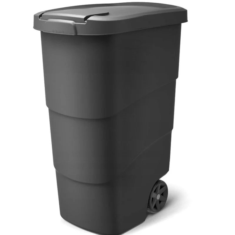 Бак для сміття Prosperplast Wheeler 90 л, графіт