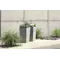 Горщик з кашпо для рослин 2в1 PROSPERPLAST URBI SQUARE BETON 8/16.3 л