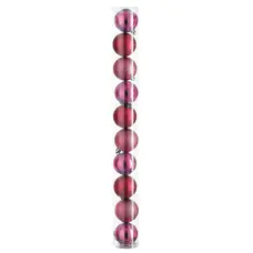 Ялинкові пластикові кульки "House of Seasons" комплект 10 шт, Ø 6 см, фуксія