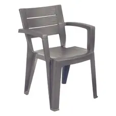 Стілець садовий пластиковий BICA EMMA, бежево-сірий