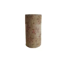 Стрічка декоративна з візерунком «сніжинки» Jumi, 2.7 м, органза