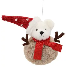 Прикраса-підвіска Chomik Ведмідь 10х12 см