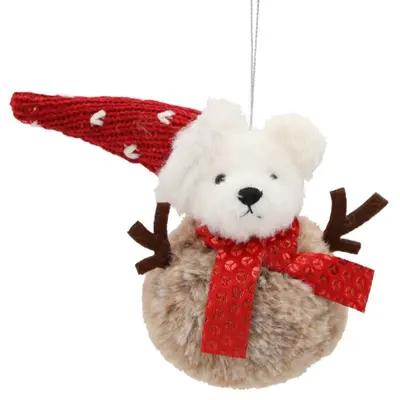 Прикраса-підвіска Chomik Ведмідь 10х12 см