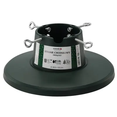Підставка для ялинки Chomik, Ø стовбура 3,5-10,5 см, пластик, форма кругла