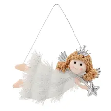 Прикраса-підвіска Chomik "Фея" 13х7 см, біла, зірка