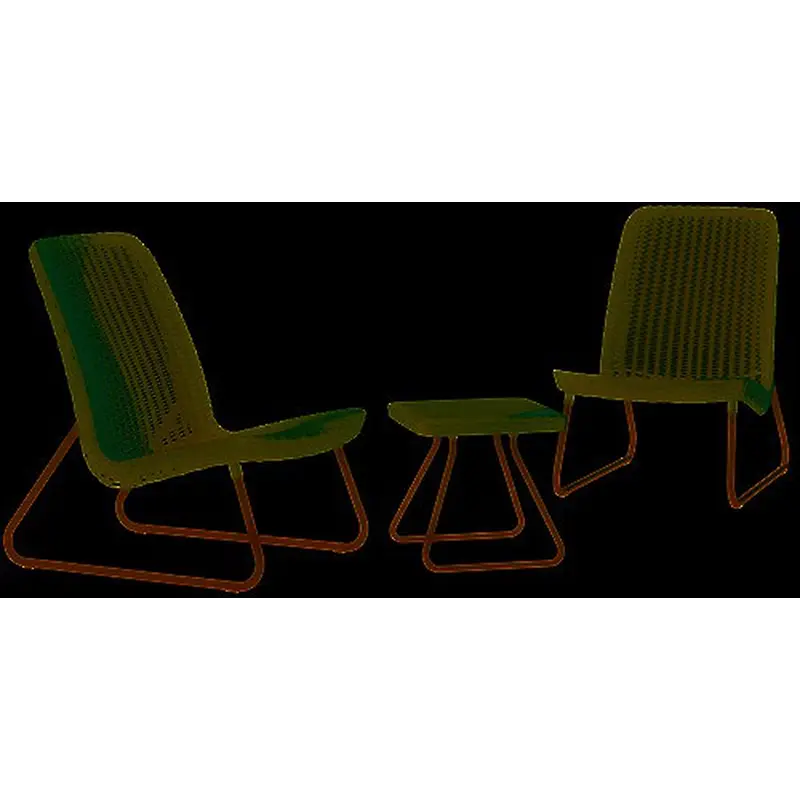 Комплект садових меблів Keter Rio patio set, віскі коричневий
