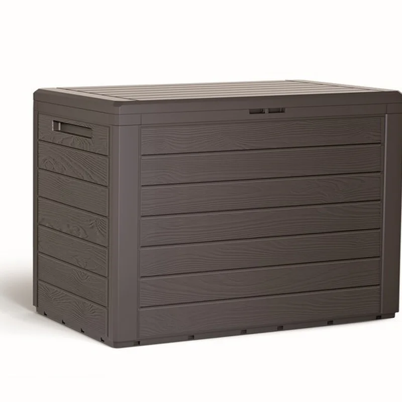 Ящик для зовнішнього зберігання PROSPERPLAST WOODEBOX 190 л, коричневий
