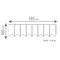 Бордюр садовий Prosperplast GARDEN FENCE, коричневий, 5,9 м