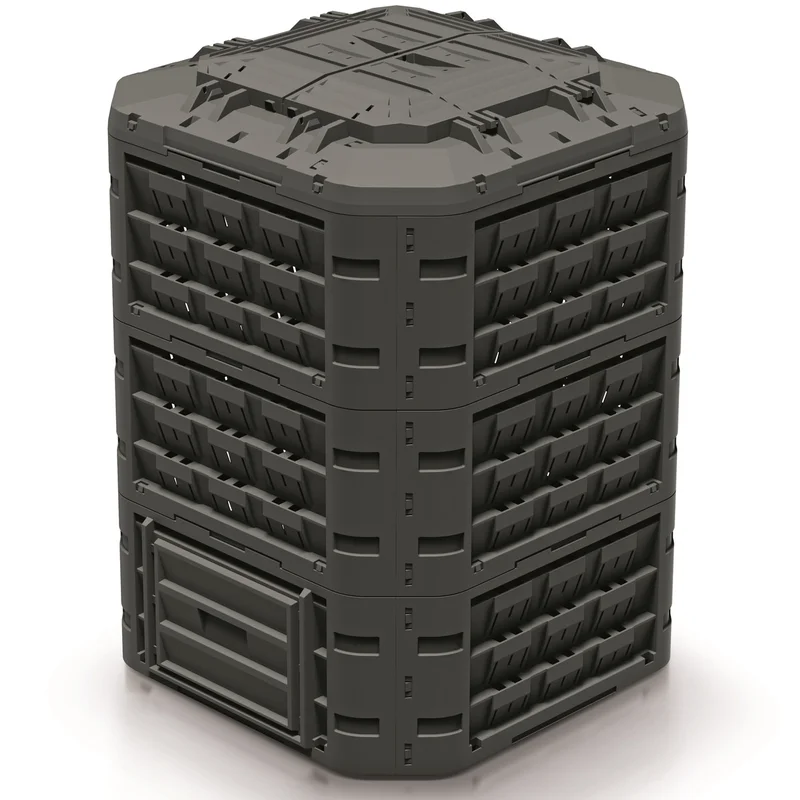 Компостер Prosperplast Compogreen Vario, чорний, 950 л